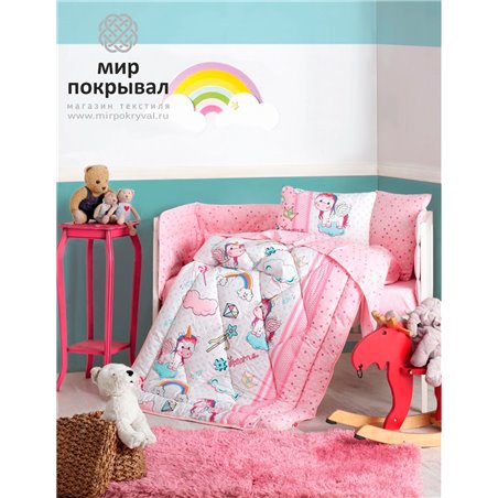 Unicorn Pembe Bebek Uyku Seti