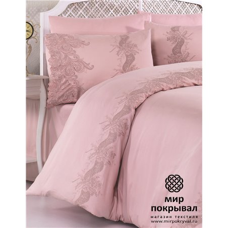 Комплект КПБ Milena розовый Grazie Home