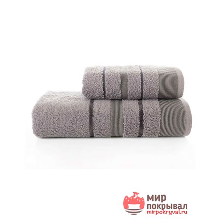 Комплект из 2-х полотенец Karna Regal Set махровые серый