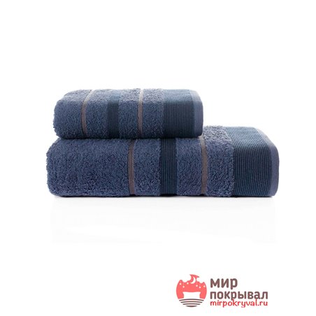 Комплект из 2-х полотенец Karna Regal Set махровые синий