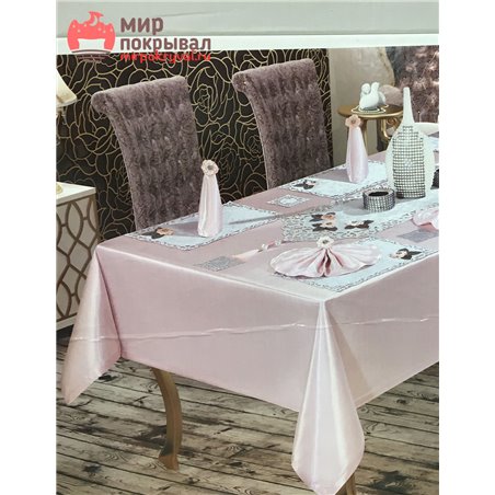Скатерть с салфетками Finezza Afife