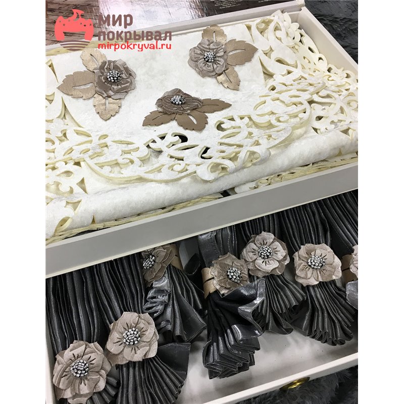 Скатерть с салфетками Finezza Afife