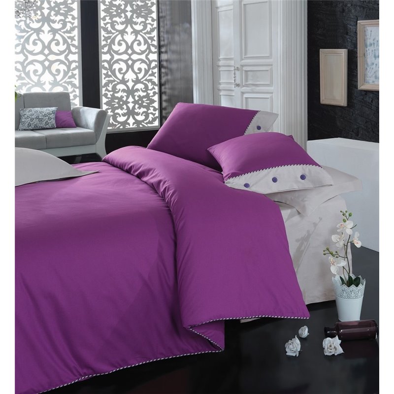 КПБ Cotton Box Plain Mor Purple