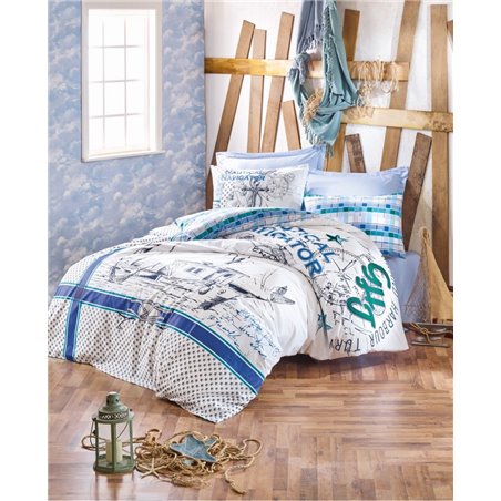 КПБ Cotton Box Maritime Vira Yesil Green