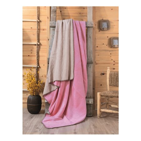 pamuklu PINK Плед Cotton Box