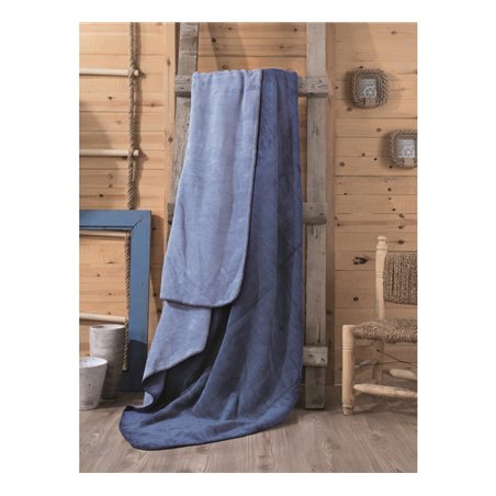 pamuklu BLUE Плед Cotton Box