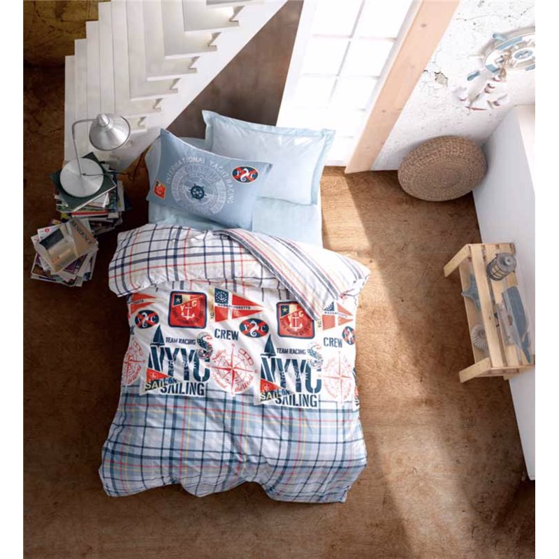 КПБ Cotton Box Girls&Boys CRUISE mavi/blue