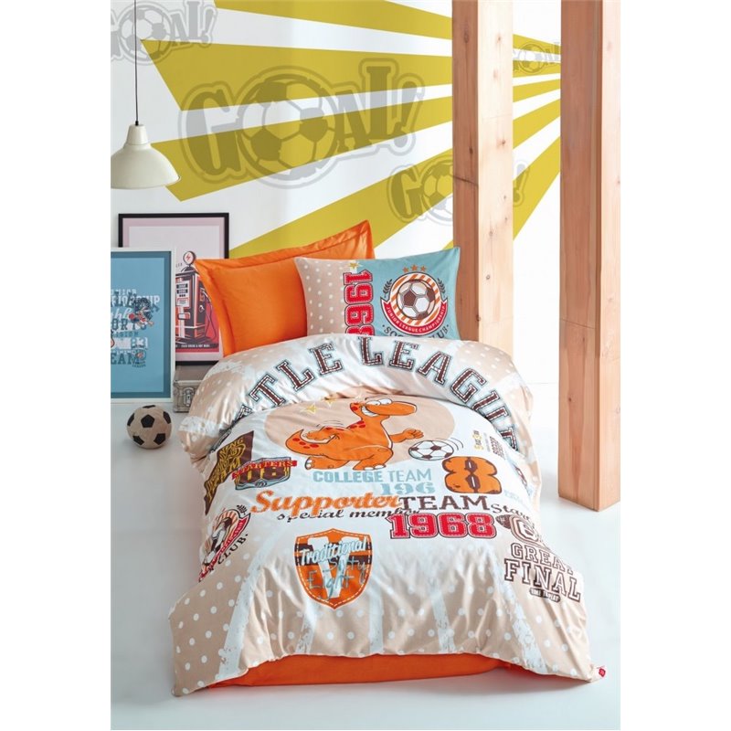КПБ Cotton Box Junior LITTLE TEAM turuncu/orange