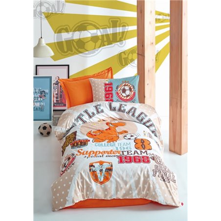 КПБ Cotton Box Junior LITTLE TEAM turuncu/orange