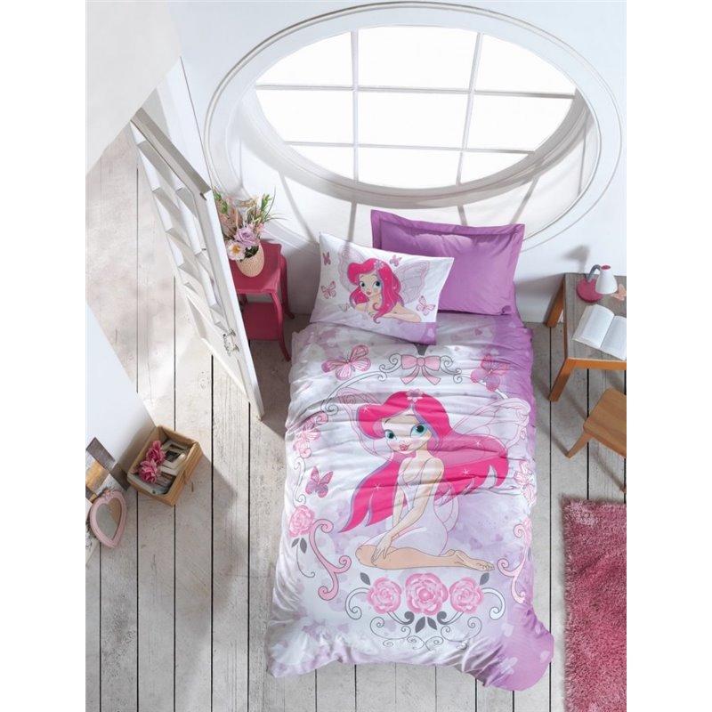 КПБ Cotton Box Junior FAIRY lila/lilac