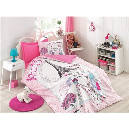 КПБ Cotton Box Junior BEST FRIEND pembe/pink