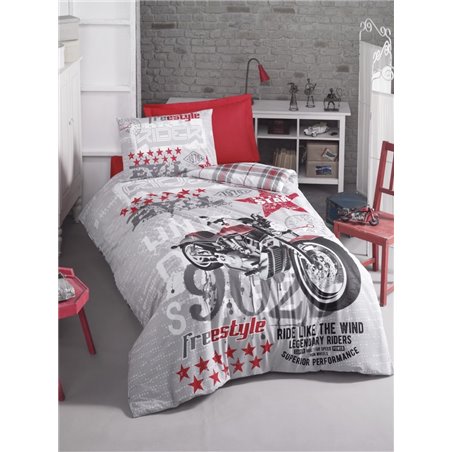 КПБ Cotton Box Junior FREESTYLE gri/grey