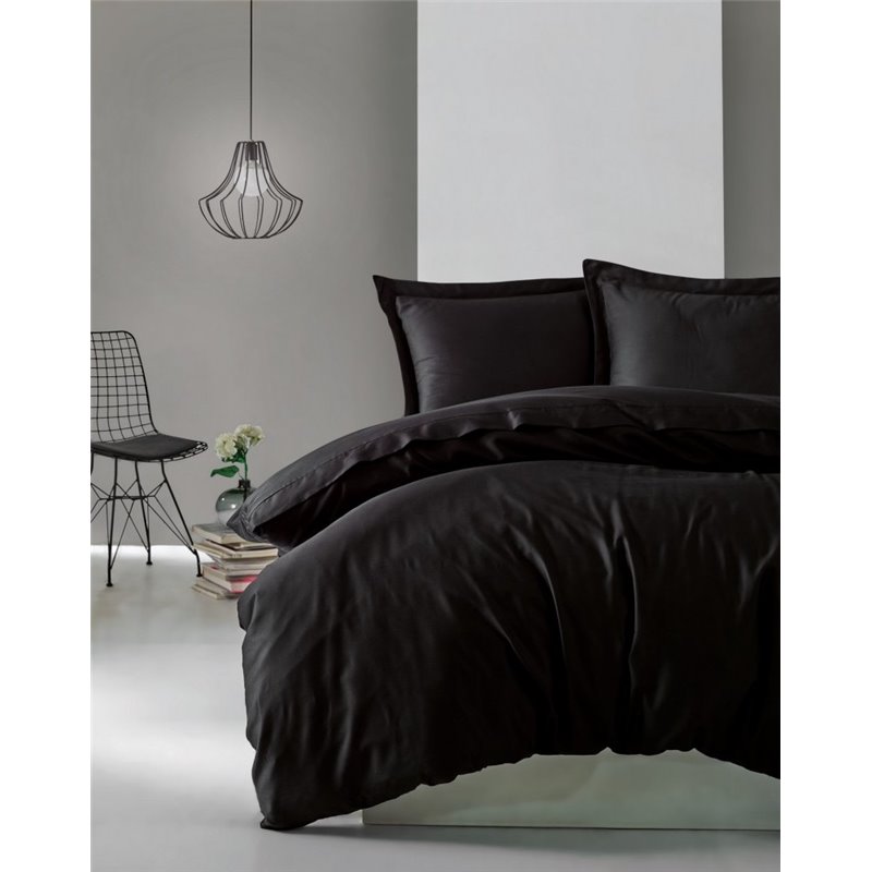 КПБ Cotton Box Elegant Satin SIYAH black
