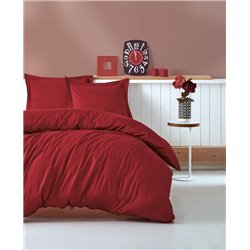 КПБ Cotton Box Elegant Stripe BORDO claret red