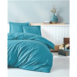КПБ Cotton Box Elegant Stripe TURKUAZ turquoise 2