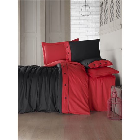 КПБ Cotton Box Fashion KIRMIZI red