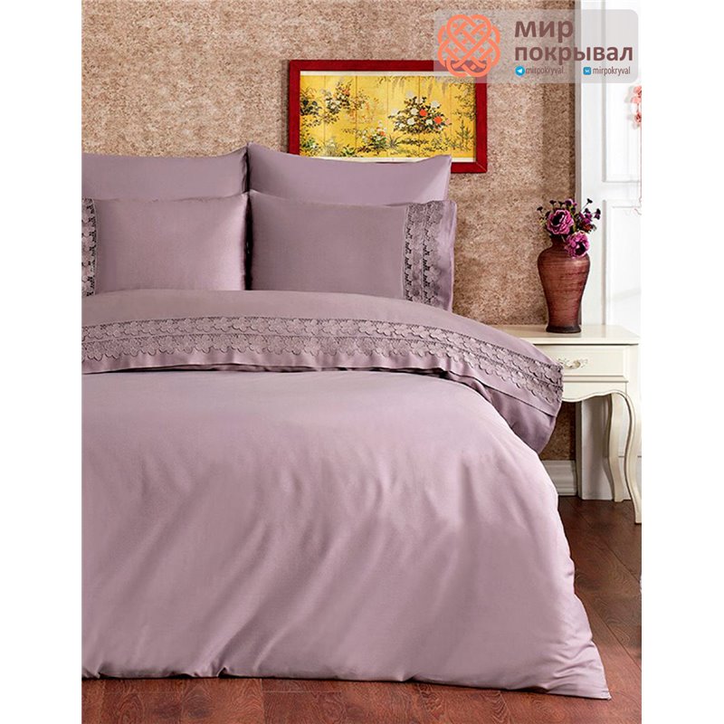 Постельное белье Nilufer-5057 гипюр GelinHome