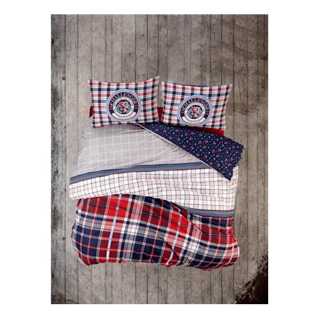 КПБ Cotton Box Masculine Ranforce Tek Kiilik Takm Marco Kirmz