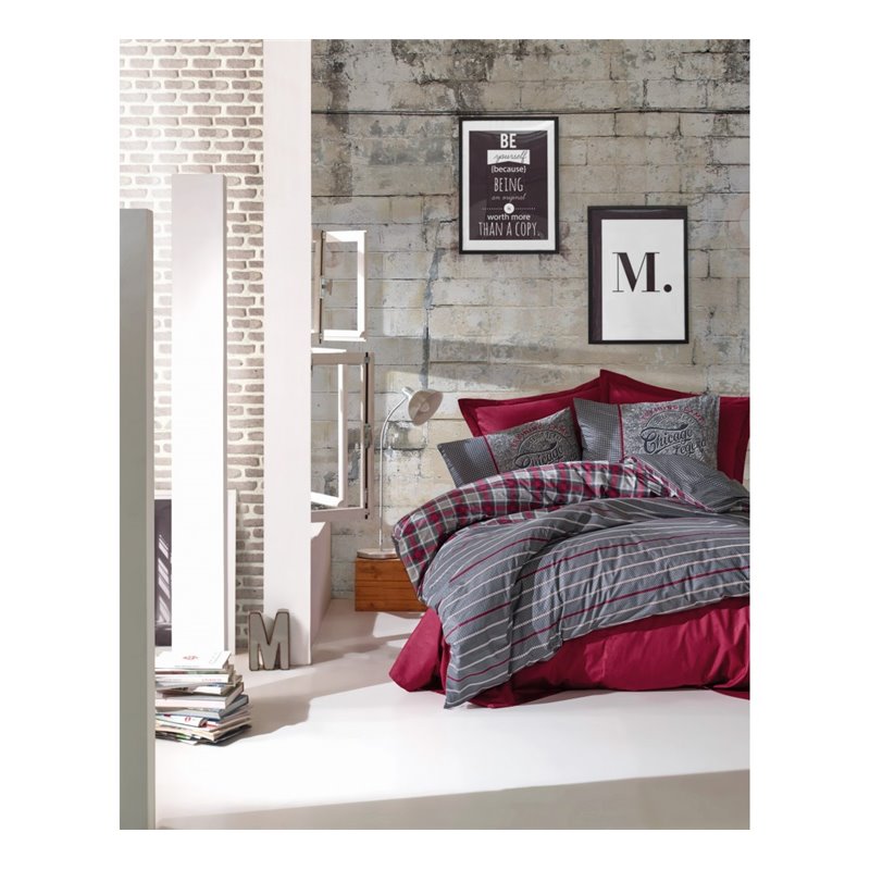 КПБ Cotton Box Masculine Ranforce ift Kiilik Jonas Bordo