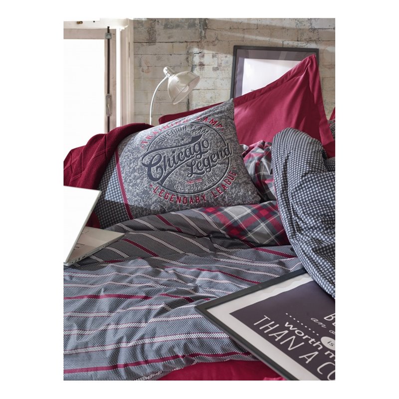 КПБ Cotton Box Masculine Ranforce ift Kiilik Jonas Bordo