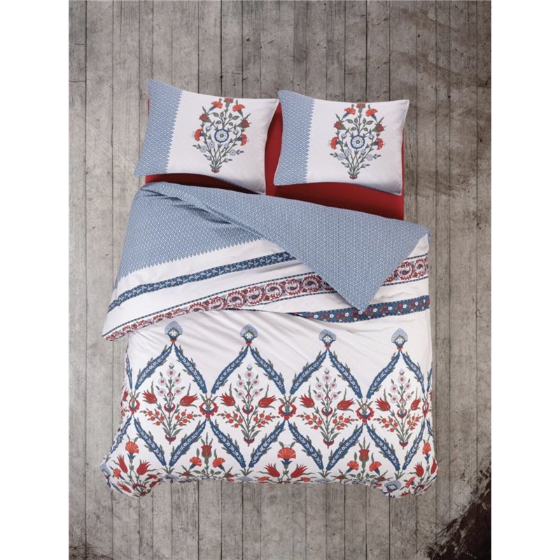 КПБ Cotton Box Alaturca Ranforce Tek Kiilik Nevresim Takm Glehre Pembe