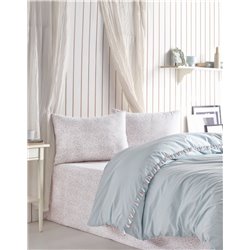 КПБ Cotton Box Candy Ranforce Tek Kiilik Nevresim Takm Rita Mint