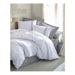 КПБ Cotton Box Majestic ift Kiilik Takm Delmor Lacivert