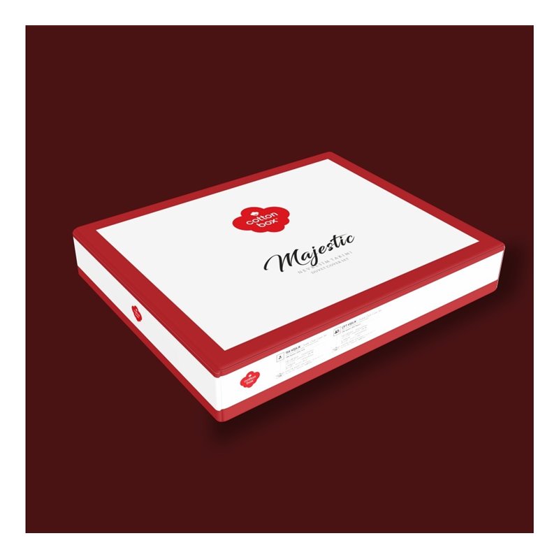 КПБ Cotton Box Majestic ift Kiilik Takm Delmor Lacivert