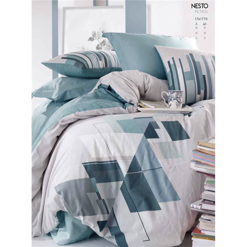 КПБ Cotton Box Modeline Nesto Petrol