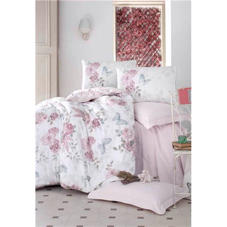 КПБ Cotton Box Modeline Rosella Pembe Pink
