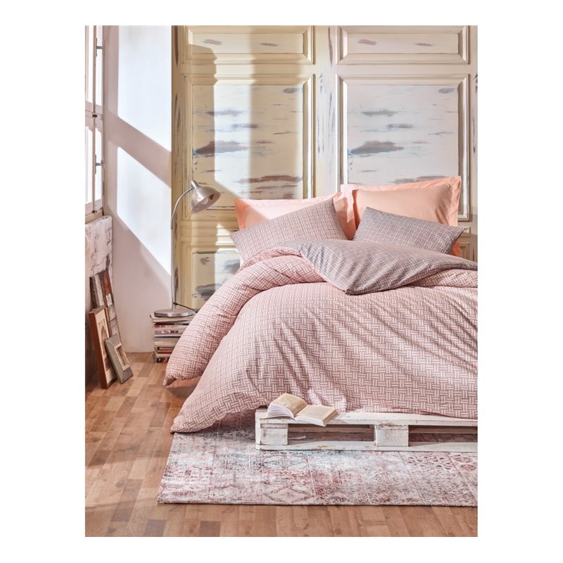 КПБ Cotton Box Minimal Must Somon Salmon