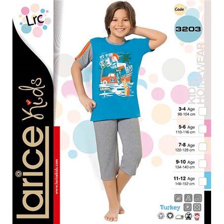 Пижама для мальчика легкая LariceKids (3203)
