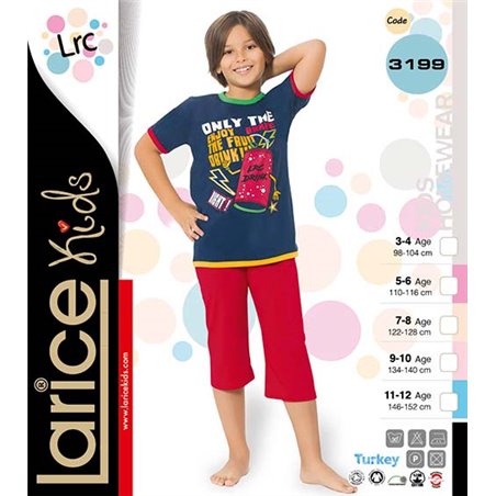 Пижама для мальчика легкая LariceKids (3199)