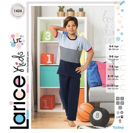 Пижама для мальчика легкая LariceKids (1424)