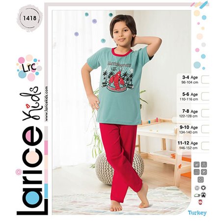 Пижама для мальчика легкая LariceKids (1418)