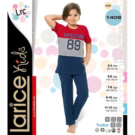 Пижама для мальчика легкая LariceKids (1409)