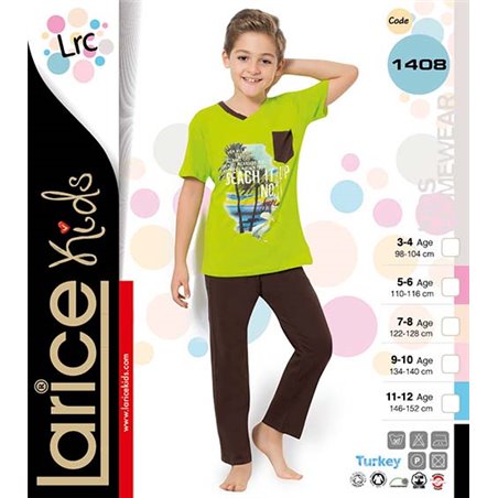Пижама для мальчика легкая LariceKids (1408)