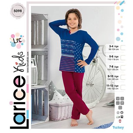 Пижама для мальчика теплая LariceKids (5098)