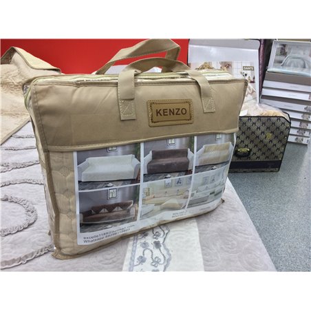 Покрывало на диван KENZO (молочный)