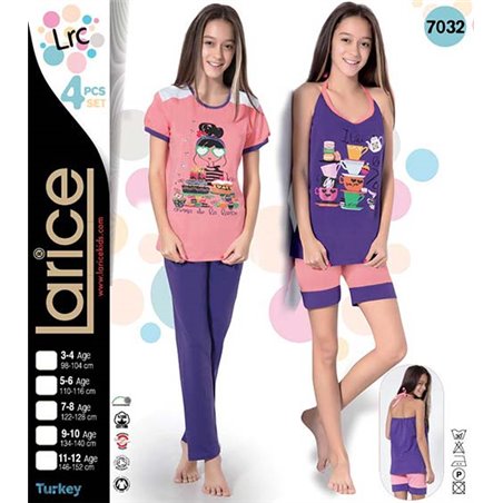 Пижама для девочки летняя LariceKids (7032)