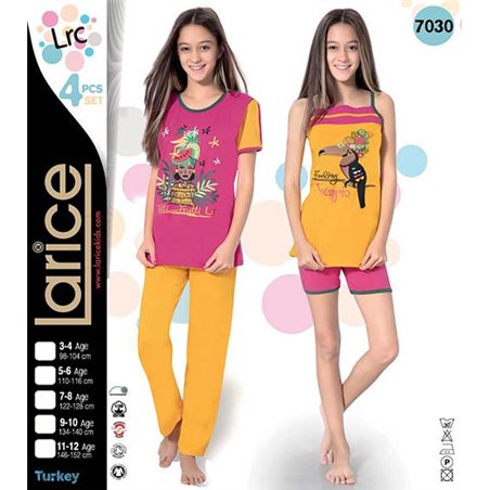 Пижама для девочки летняя LariceKids (7030)