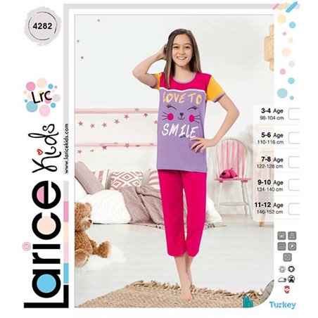 Пижама для девочки летняя LariceKids (4282)