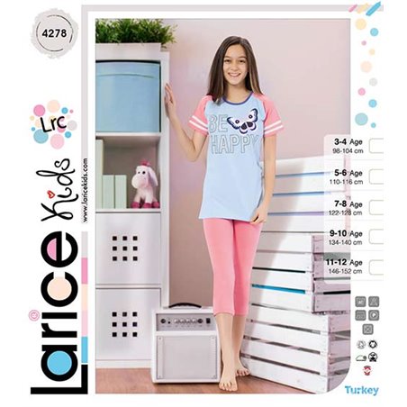 Пижама для девочки летняя LariceKids (4278)