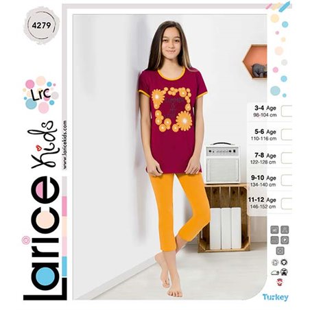 Пижама для девочки летняя LariceKids (4279)