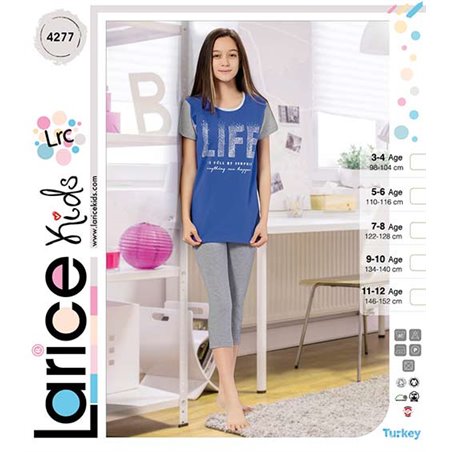 Пижама для девочки летняя LariceKids (4277)
