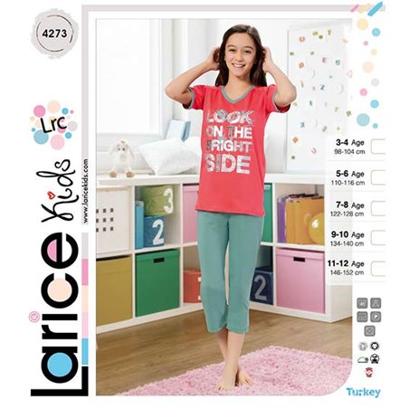 Пижама для девочки летняя LariceKids (4273)