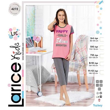 Пижама для девочки летняя LariceKids (4272)