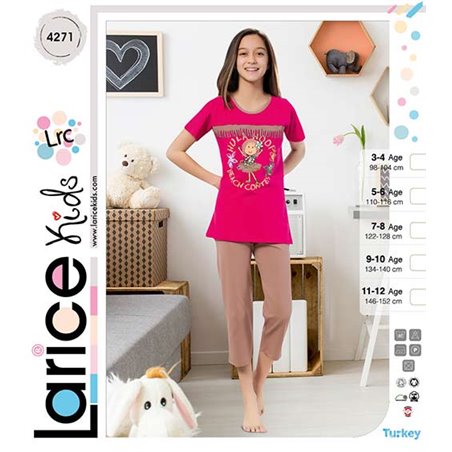Пижама для девочки летняя LariceKids (4271)