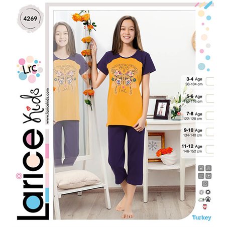 Пижама для девочки летняя LariceKids (4269)