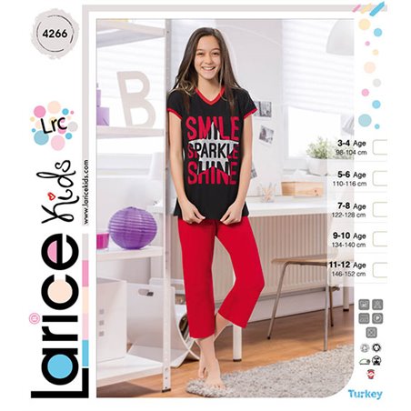 Пижама для девочки летняя LariceKids (4266)